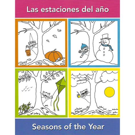 Seasons Of The Year Spanish Activity Book Language Adventure