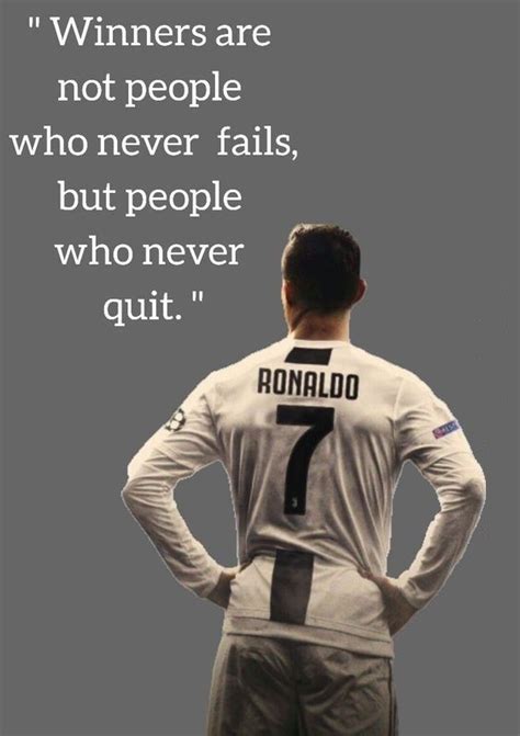 Cr7 Football Quote Football Quotes Inspirational Soccer Quotes
