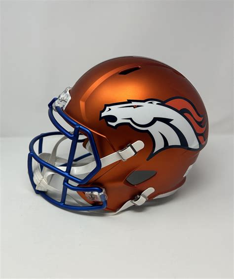 Denver Broncos Nfl Riddell Blaze Alternate Full Size Speed Replica