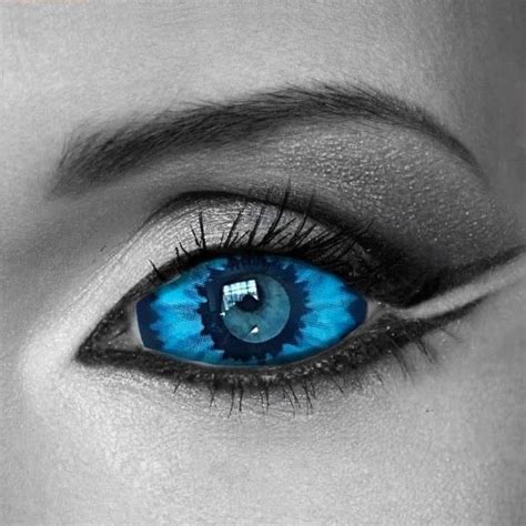 Elf Blue Eye Sclera 22mm Contacts Lenses Cosplay Contacts Cheap Cosplay