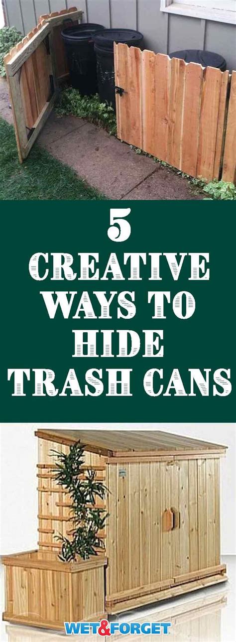 Clever Can Camo 5 Creative Ways To Hide Your Trash Cans Lifes Dirty
