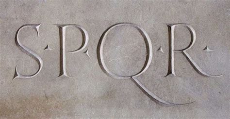 Spqr What Do These Letters Mean Imperium Romanum