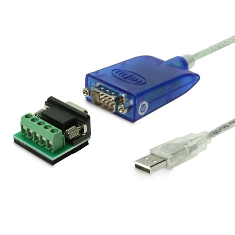 Com USB To Serial Adapter 2 Port RS232 RS422 RS485 COM Port