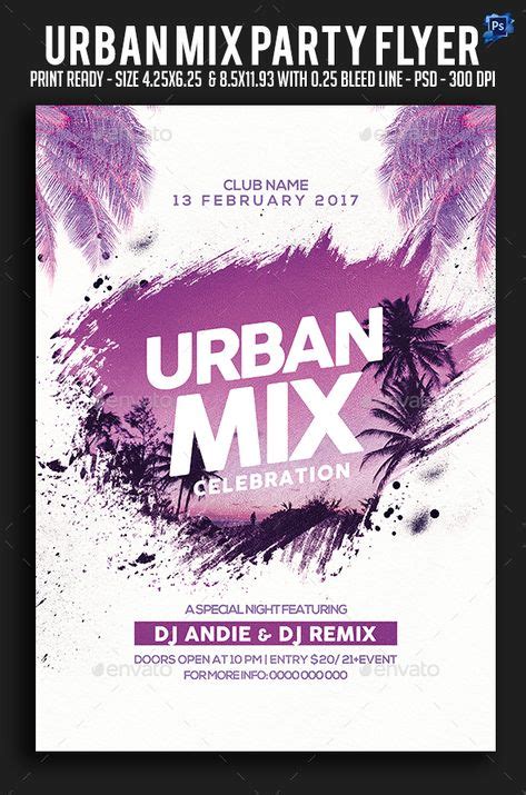 15 Best Urban Party Flyers Design Images Urban Party Party Flyer Urban