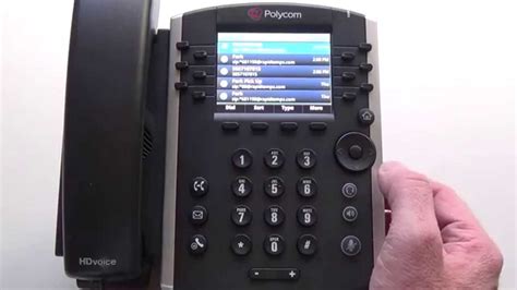 First Contact Communications Polycom Vvx 400 Caller Id Youtube