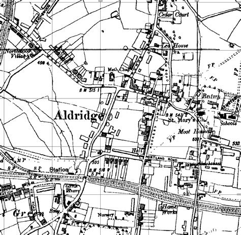 Aldridge The Mapping Gap Brownhillsbobs Brownhills Blog