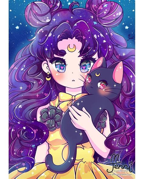 Jennillustrations On Instagram Sailor Moon Art Sailor Moon Cat Sailor Moon