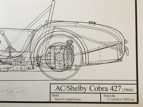 Collector Studio Fine Automotive Memorabilia 1966 Ac Shelby
