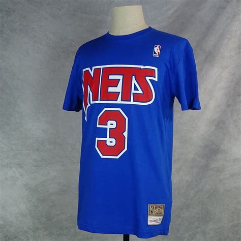 Camiseta Drazen Petrovic New Jersey Nets Nba Manga Corta Mitchell