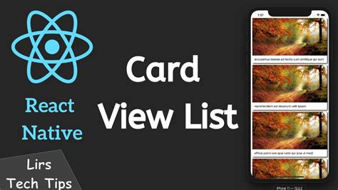 What i miss in most of the tutorials for automapper is working with lists, so with that basic mapping, we are able to map a list of users to a list of usersdto as well. React Native #17: Card View List - YouTube