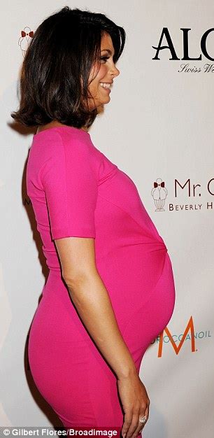 Morena Baccarin Showcases Her Pregnancy Curves In A Bright Pink Dress