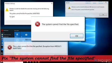 ¿cómo Solucionar El Error El Sistema No Puede Reconocer El Archivo Especificado En Windows 10