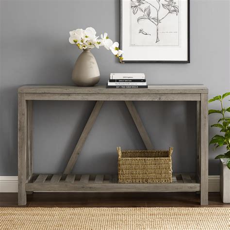 Grey Console Table