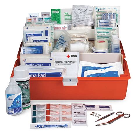 First Aid Only Bulk 269 Components Response First Aid Kit 3whu4fa
