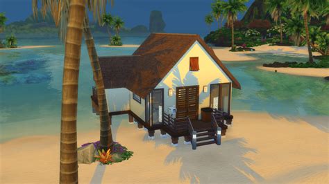 Sims 4 Island Paradise Small Base Home Deadstarworld