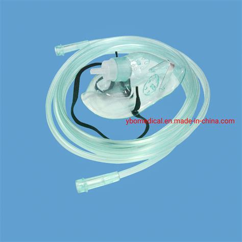 Disposable High Quality Medical Pvc Oxygen Tracheostomy Mask Iso China Oxygen Mask And