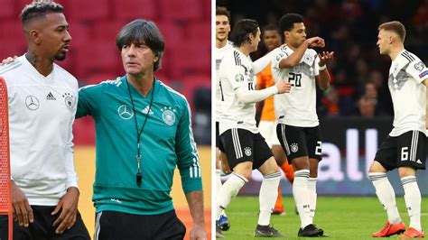 Nederland knokte voor elk punt en liet een aantal fraaie staaltjes volleybal zien, maar kon te weinig druk met de service zetten. Netherlands vs Germany analysis, reaction, Joachim Low ...