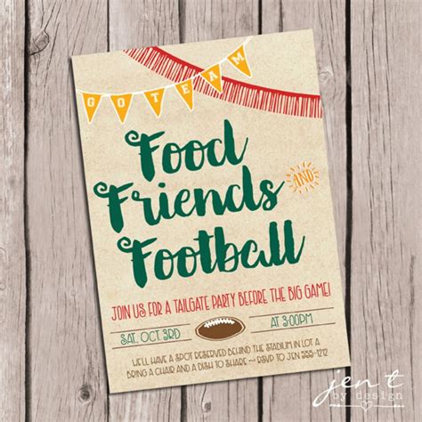 Tailgate Invitation Football Party Tailgate Party Etsy