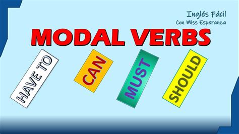 Modal Verbs Must Have To Can Should Con Ejemplos Y Explicado En Espa Ol
