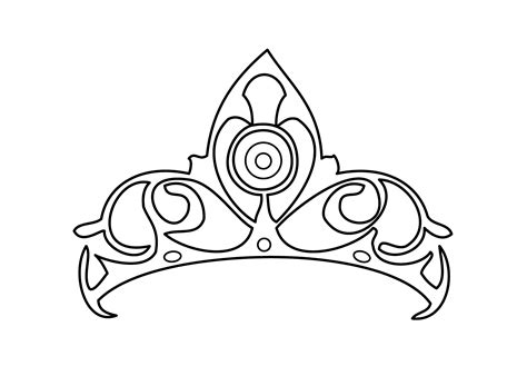 Free Princess Tiara Coloring Pages Download Free Princess Tiara Coloring Pages Png Images Free