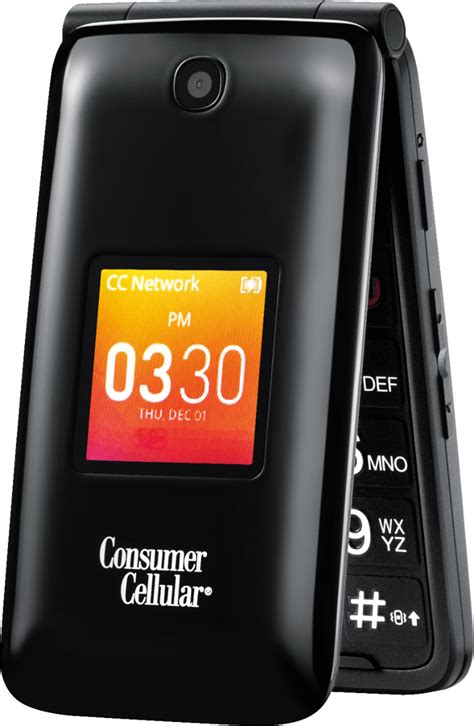 Best Buy Alcatel Go Flip Cell Phone Consumer Cellular Go Flip Black