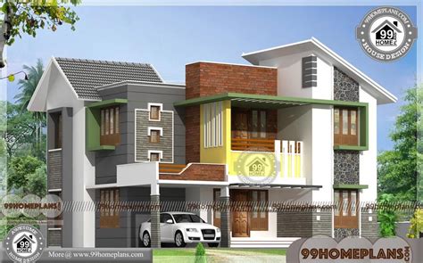 2 bedroom house plan and elevation in 700 sqft. House Plans Kerala Style | Two Story 4 Bedroom Modern Home ...