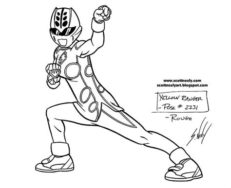 Power rangers samurai coloring pages. Yellow Power Rangers Jungle Fury coloring pages for girls ...