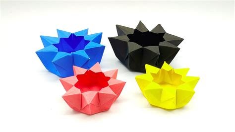 Origami Star Box Easy Making Tutorial Traditional Model How To Make