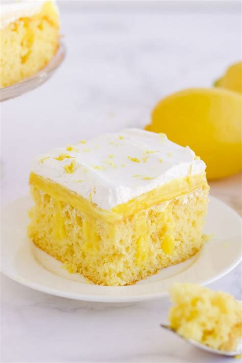 Lemon Poke Cake Easy Budget Recipes