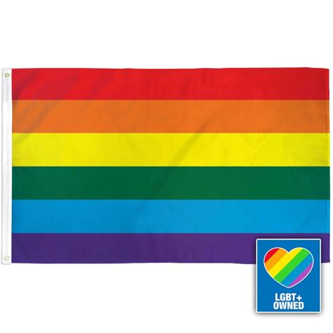 Rainbow Pride Flag 3x5 Gay Pride Flag Lgbt Pride Flag Etsy