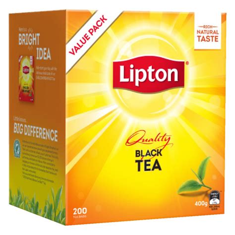 Lipton Tea Bags For A Naturally Smooth Taste Black Tea Iced Or Hot Tea