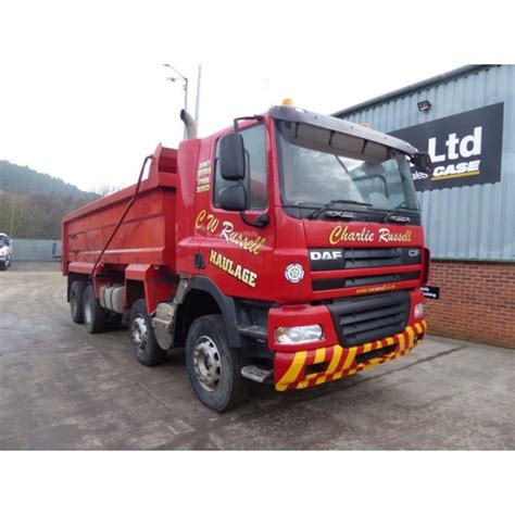 Daf Cf85 360 8x4 Steel Tipper 2009 Manual Gearbox Commercial Vehicles