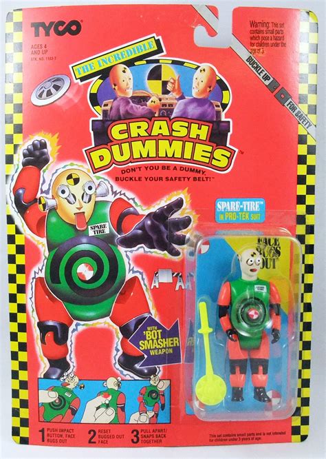 Crash Dummies Spare Tire In Pro Tek Suit Mint On Card