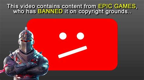 For status updates and service issues check out @fortnitestatus. EPIC GAMES can BAN your Fortnite Youtube Channel for this ...