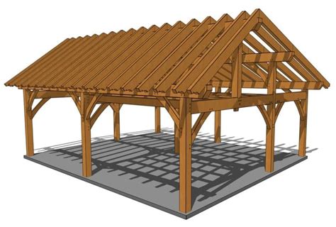 26x30 Heavy Timber Workshop - Timber Frame HQ | Timber ...