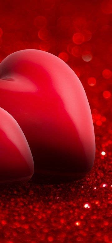 3d Red Heart Valentines Day Heart Romance Cute Love Wallpapers