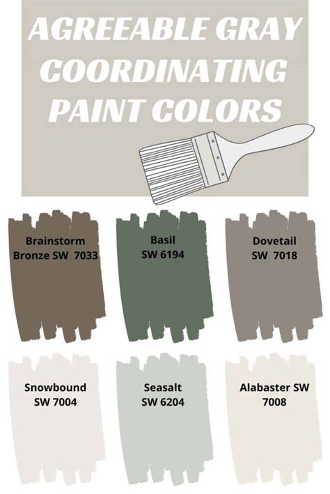 Are you looking for the best sherwin williams gray paint for your living room or bedroom in 2021? Sherwin Williams Agreeable Gray SW 7029 | Coordinating ...
