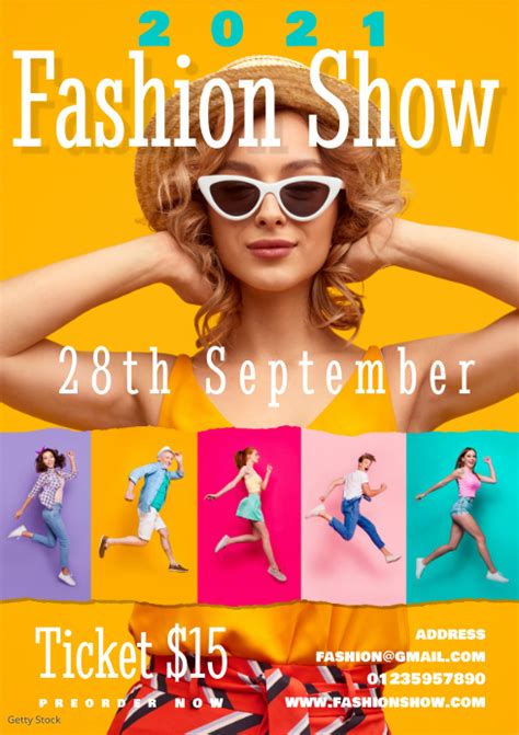 Fashion Show Poster Template Postermywall
