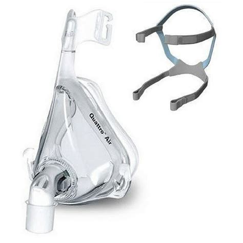Resmed Quattro Air Full Face Cpap Mask And Headgear Large 62703