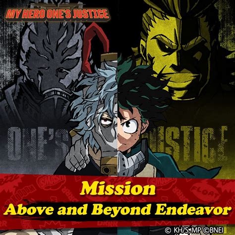 My Hero Ones Justice Mission Above And Beyond Endeavor English Ver