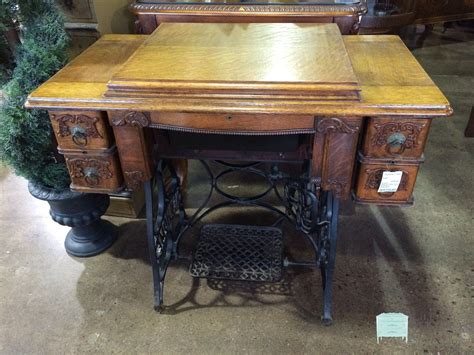 This Antique Sewing Machine Table Would Be The Perfect T For The