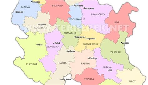 Szerbia Térkép | Térkép