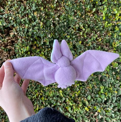 Custom Bat Plushie Bat Plush Ts Hand Made Plush Etsy