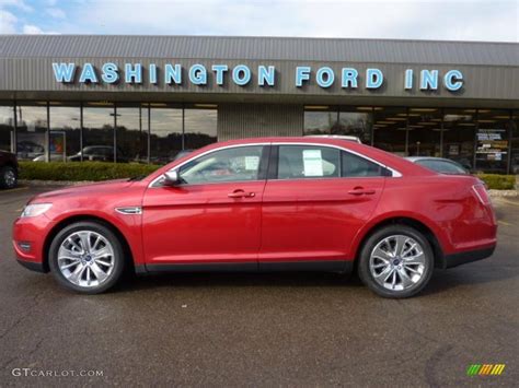 2011 Red Candy Ford Taurus Limited Awd 42243932 Photo 5 Gtcarlot