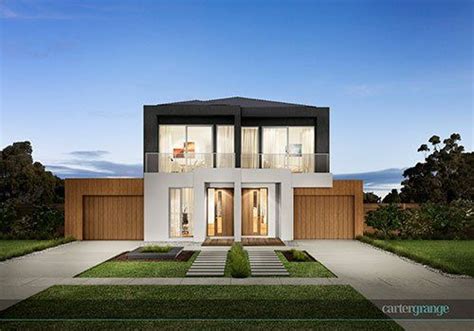 An Artists Rendering Of A Two Story House With Large Front Yard And