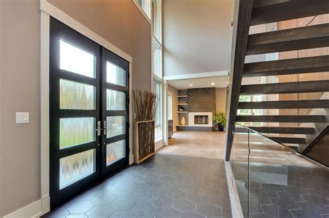 You can choose from a variety of glass interior doors to get the look you want and the most common sizes and styles are in exterior doors, entry doors, wood doors, garage doors. Modern Front Door - Custom - Double - Modern Euro Technology Wood with Espresso Finish, Modern ...