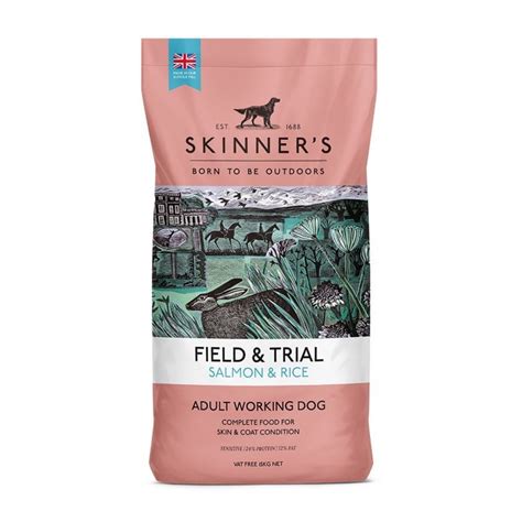 Skinners Field And Trial Salmon And Rice Adult Working Dog Food 15kg Feedem