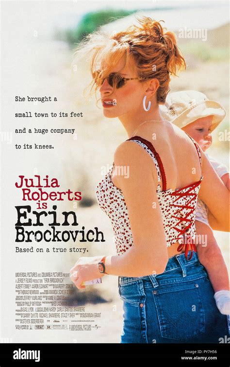Erin Brockovich Original Movie Poster Stock Photo Alamy