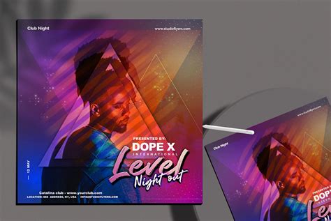 Dope Dj Night Out Free Instagram Banner Psd Free Psd Templates