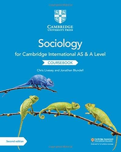 Cambridge International As And A Level Sociology Coursebook By Chris